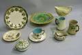 Nine Wedgwood Majolica Items