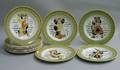 Twelve Wedgwood Card Plates