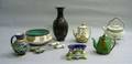 Nine Wedgwood Majolica Items
