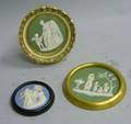 Three Framed Wedgwood Jasper Plaques