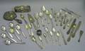 Approximately Ten Pieces of Sterling and Twentyseven Pieces of Silver Plated Assorted Fla
