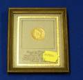 Framed French 1813A Napoleon I Gold Coin