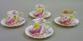 Set of Four Royal Crown Derby Demitasse Cups and Saucers
