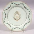 Chinese Export Porcelain Armorial Plate