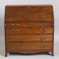 George III Mahogany Slantlid Desk