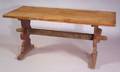 Continental Country Oak Trestle Dining Table