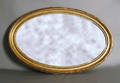 Giltwood overmantle mirror