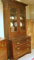 Empire Mahogany Veneer Secretary