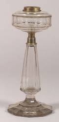 Colorless Glass Oil Lamp Base