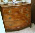 Regencystyle Inlaid Mahogany Bowfront Bureau