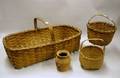 Five Woven Splint Baskets