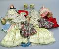Two Ruth Gibbs Godey China Shoulder Head Dolls