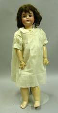 German Bisque Head Girl Doll