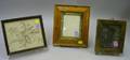 Three Small 19th Century Framed Items