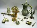 Approximately Thirteen Assorted Asian Decorative Metal Articles