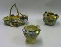 Three Ernest Wahliss Porcelain Table Items