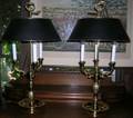 Group of Neoclassicalstyle Brass Bouillottestyle Lighting