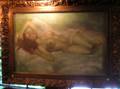 Framed Oil on Canvas of a Reclining Nude