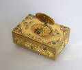 Victorian brass music box