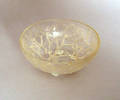 R Lalique colorless and opalescent glass bowl
