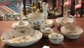 Six Herend Porcelain Rothschild Pattern Table Items