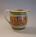19th Century English Mochaware Jug