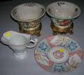 Five Assorted Chinese Export Porcelain Table Items