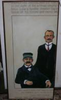 Modern Framed Oil on Canvas Portrait of Two Seamen