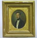 Framed 19th Century Portrait Miniature of a Gentleman