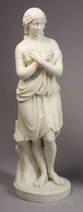 Copeland Parian Figure of Penelophan The Beggar Maid