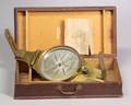 Brass Surveyors Vernier Compass by Wyllys Avery