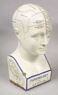 Porcelain Phrenology Head by LN Fowler