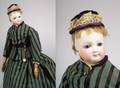 Early French Bisque SwivelNeck Lady Doll