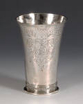 Continental silver beaker late 17th c