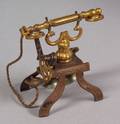 Rare French Ormolu Doll House Telephone