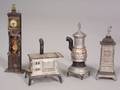 Four Soft Metal Doll House Items