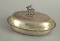 New York silver covered vegetable dish ca 1860