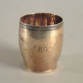 Buffalo or Newburgh New York silver cup ca 1840