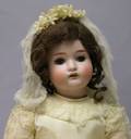 German Bisque Head 182 Girl Doll