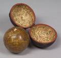 2 34inch Pocket Globe After Herman Moll