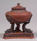 Wedgwood Rosso Antico Potpourri and Cover