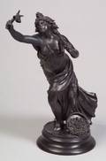 Wedgwood Black Basalt Figure of Bacchante