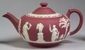 Wedgwood Crimson Jasper Dip Teapot and Cover