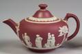 Wedgwood Crimson Jasper Dip Teapot and Cover