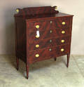 New England Sheraton chest of drawers