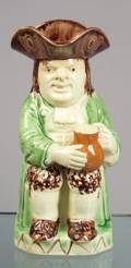 Staffordshire Creamware Toby Jug