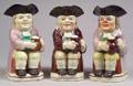 Three Staffordshire Earthenware Toby Jugs