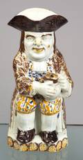 Staffordshire Pratttype Pearlware Toby Jug