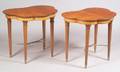 Pair of Empirestyle Maple and Birdseye Maple Side Tables