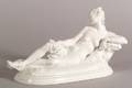 White KPM Porcelain Figure of a Reclining Nude Goddess